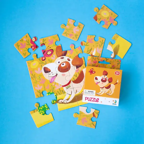 Puzzle „Cățeluș”, 16 elemente.