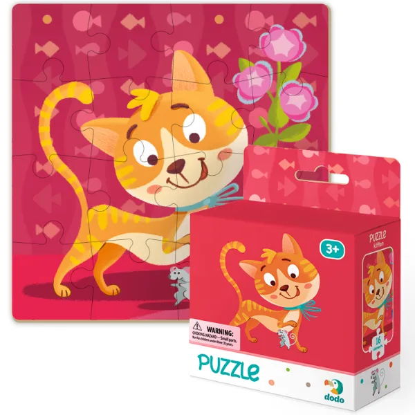 Cumpara  Puzzle - Пазл «Котик», 16 элем...