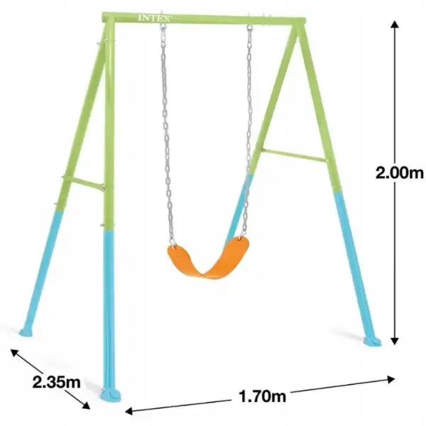 Leagăn cu 2 scaune detașabile INTEX 170x235x200 cm