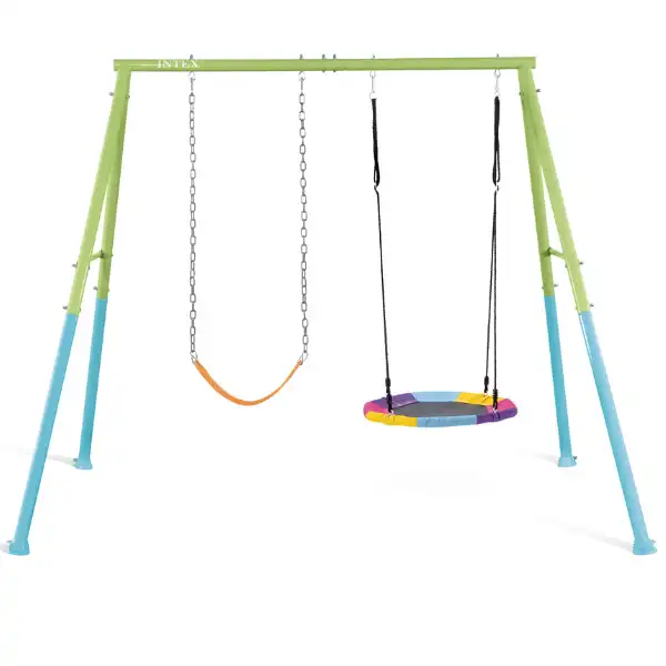 Cumpara  Balansoare/sandbox-uri - Качели 2 в 1 INTEX  254x235x200 см..