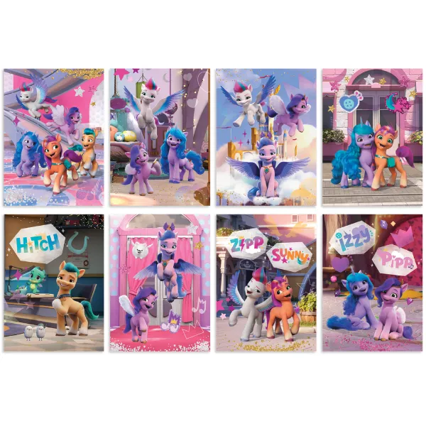 Set de colorat cu apă „Poni”, seria My little pony, 8 pagini