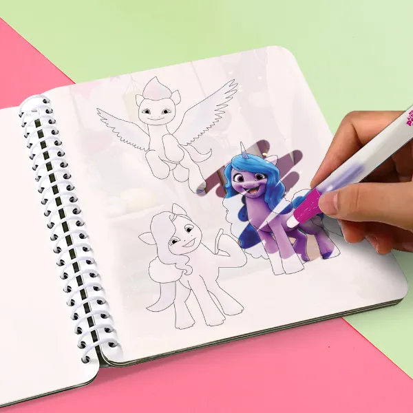 Set de colorat cu apă „Poni”, seria My little pony, 8 pagini
