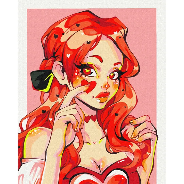 Pictură pe numere 40*50 cm (în cutie) – Ziua Îndrăgostiților