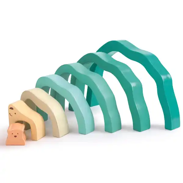 Деревянная пирамидка «Полярный мишка»