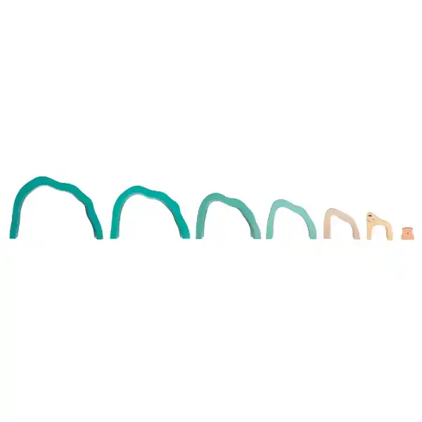 Деревянная пирамидка «Полярный мишка»