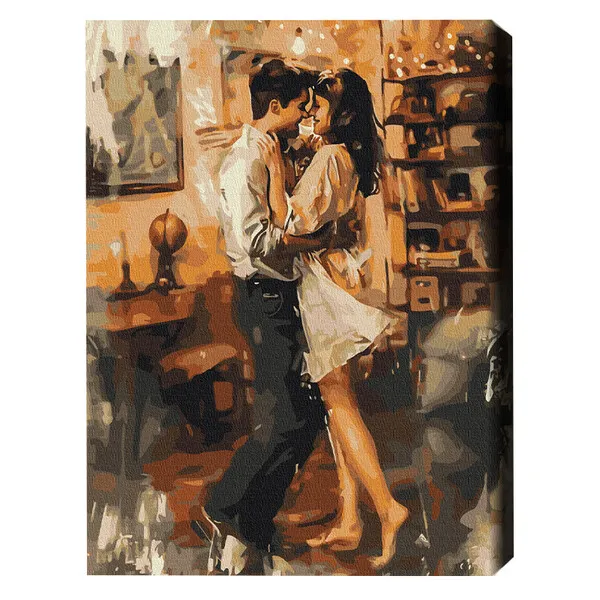 Pictură pe numere 40×50 cm (fără cutie)  –  În brațele dragostei