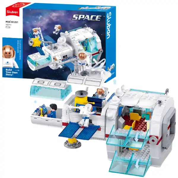 Конструктор “Космический базовый модуль”, 502 элем.