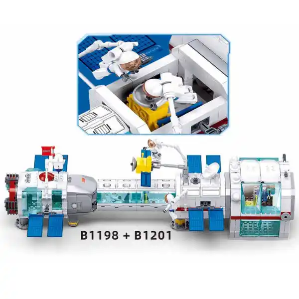 Конструктор “Космический базовый модуль”, 502 элем.