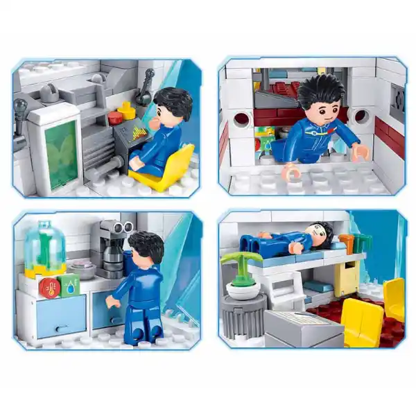 Конструктор “Космический базовый модуль”, 502 элем.