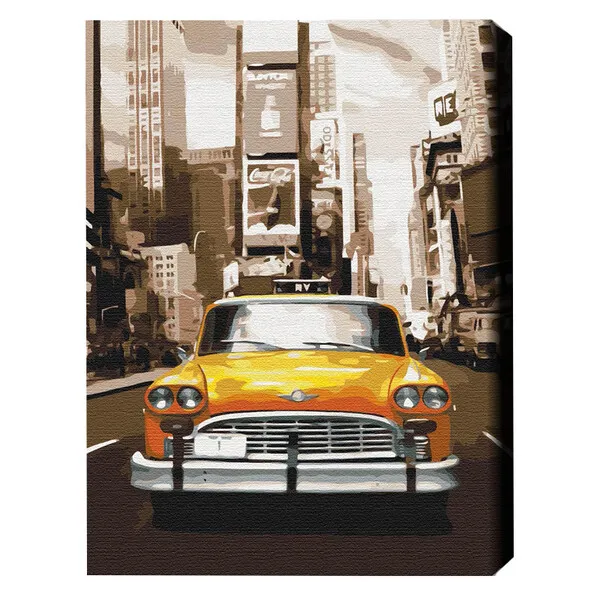 Pictură pe numere 40×50 cm (fără cutie)  –  Taxi în New York