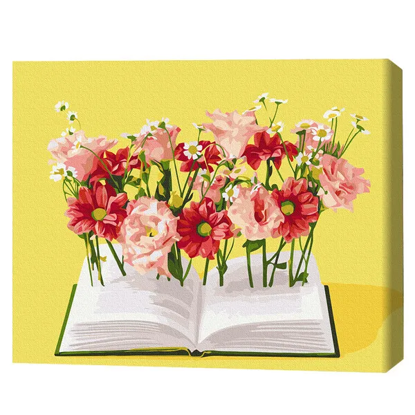 Pictură pe numere 40×50 cm (fără cutie)  –  O carte scrisă în limba maternă