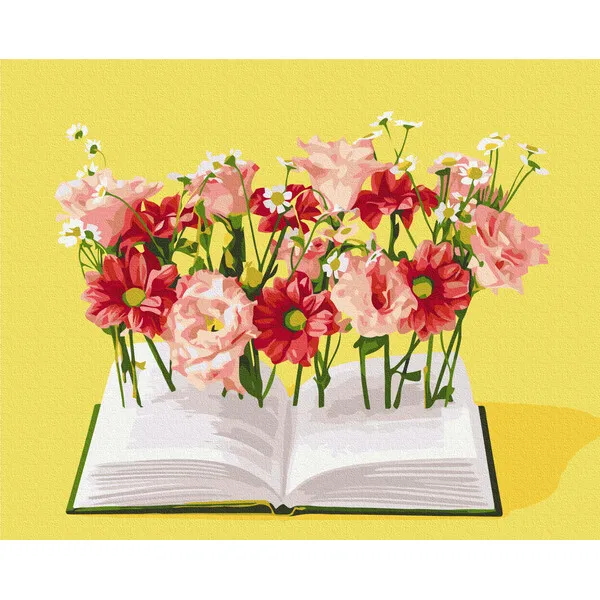 Pictură pe numere 40×50 cm (fără cutie)  –  O carte scrisă în limba maternă