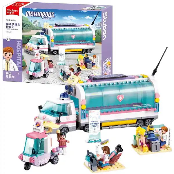 Конструктор “Мобильная клиника на колёсах”, 477 эл.