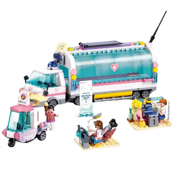 Конструктор “Мобильная клиника на колёсах”, 477 эл.