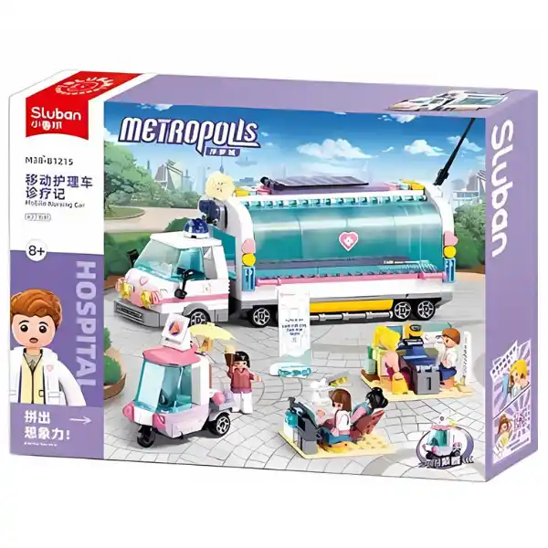 Конструктор “Мобильная клиника на колёсах”, 477 эл.