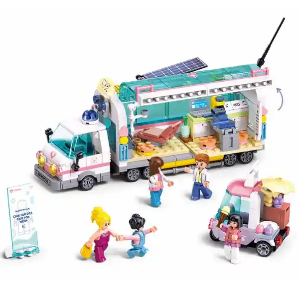 Конструктор “Мобильная клиника на колёсах”, 477 эл.