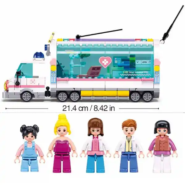 Конструктор “Мобильная клиника на колёсах”, 477 эл.