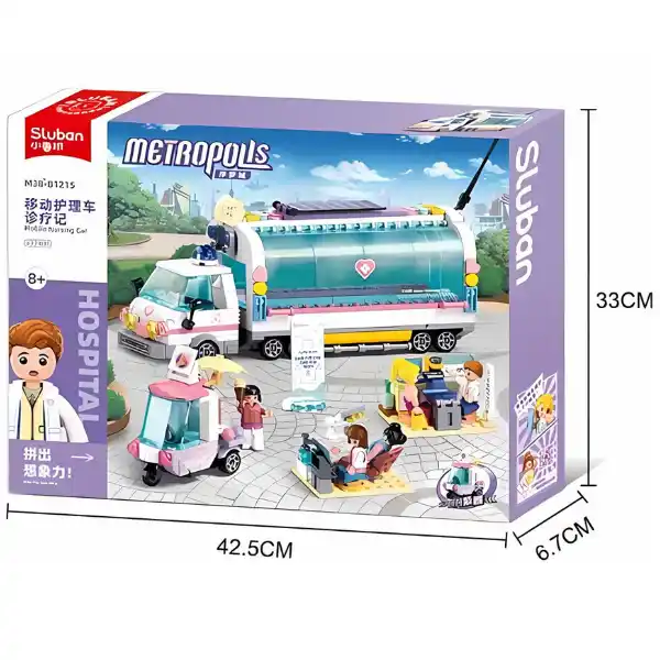 Конструктор “Мобильная клиника на колёсах”, 477 эл.