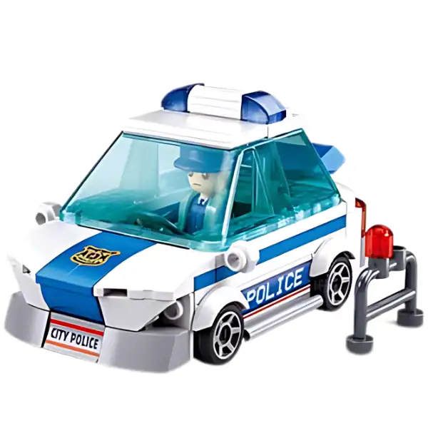 Set de construcție ”Poliția de patrulare”, 4 modele, de la 97 pînă la 135 elem.