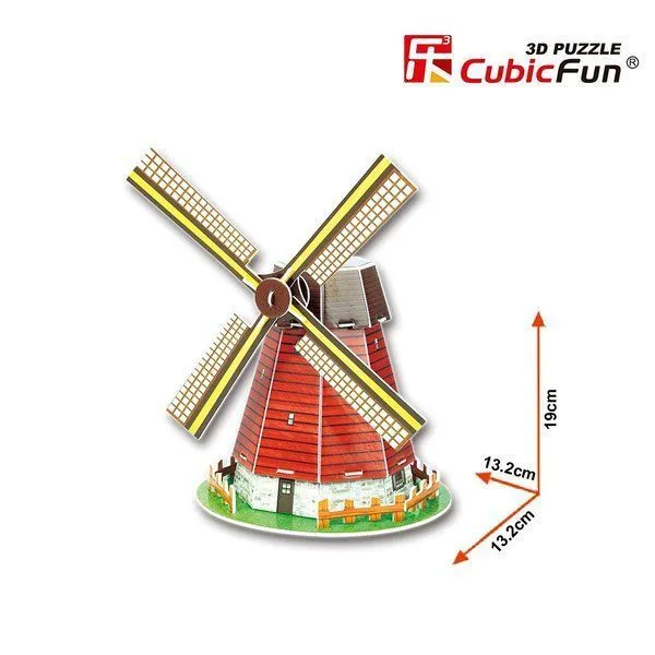 3D PUZZLE Holland Windmill