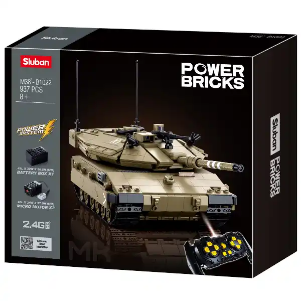 Конструктор “Меркава MK4 RC”, на пульте радиоуправлении, 891 элем.