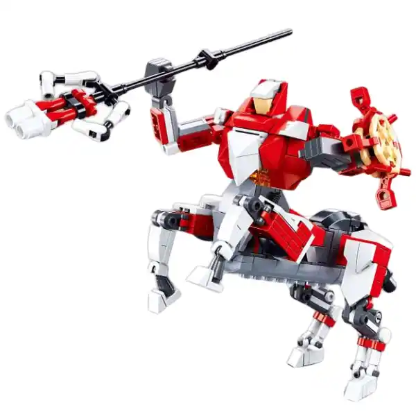 Конструктор “Робот кентавр трансформер”, 8 моделей которые собираются в 1 робот, от 46 до 62 эл.