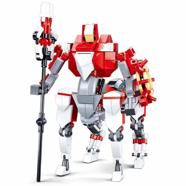 Конструктор “Робот кентавр трансформер”, 8 моделей которые собираются в 1 робот, от 46 до 62 эл.