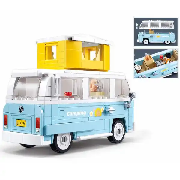 Set de construcție „Bus camping”, scara 1:35, 265 elem.