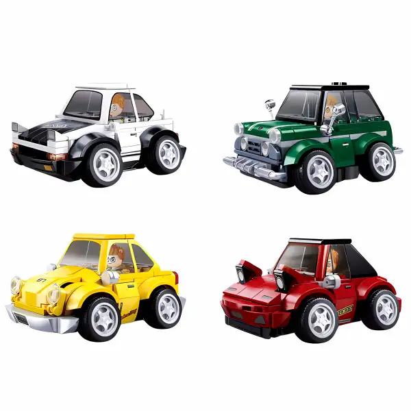Set de construcție „Mașină de uz zilnic”, 4 modele, de la 156 pînă la 169 elem.