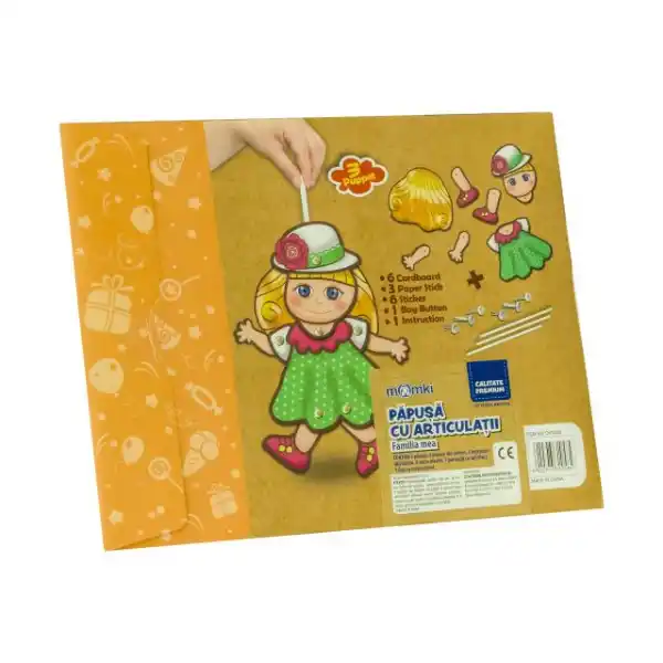Set de artizanat „Păpușă cu articulații”