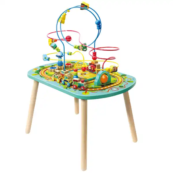 Развивающий столик «Железная дорога с лабиринтом», со звуковыми эффектами