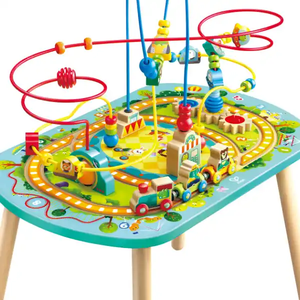 Развивающий столик «Железная дорога с лабиринтом», со звуковыми эффектами