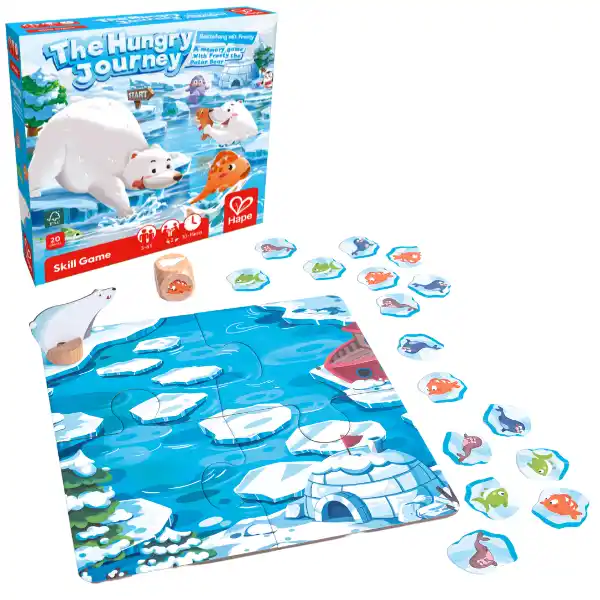 Joc de societate puzzle „Ursuleț polar”