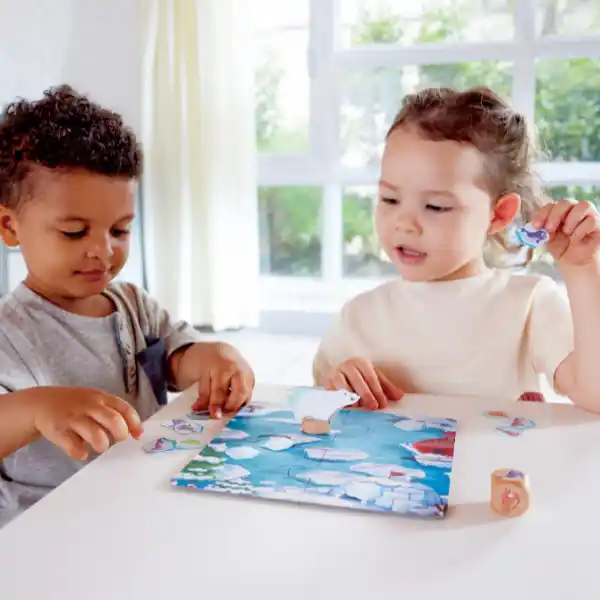 Joc de societate puzzle „Ursuleț polar”