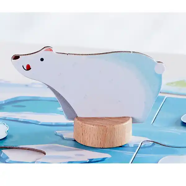Joc de societate puzzle „Ursuleț polar”