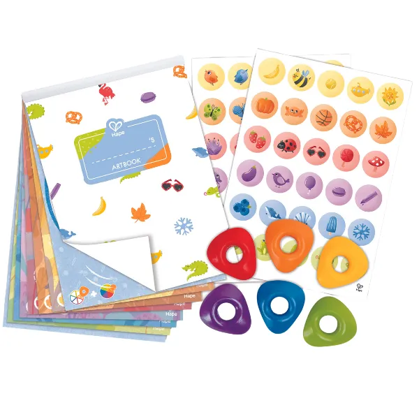 Set de colorat „Copilaș pictor”, 6 culori