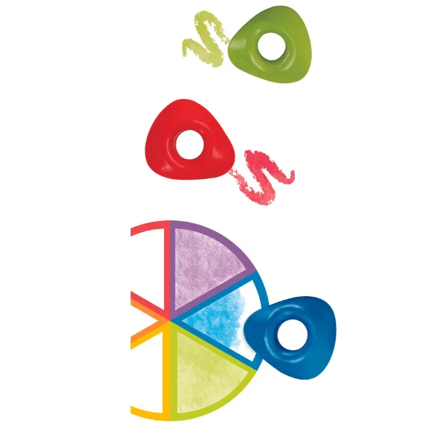Set de colorat „Copilaș pictor”, 6 culori