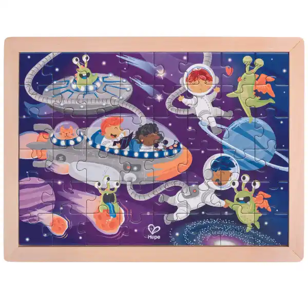 Puzzle 2 în 1 „Prieteni cosmici”