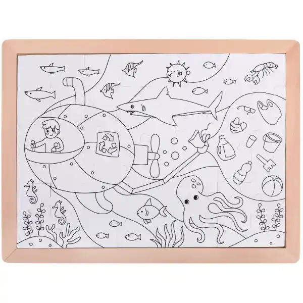 Puzzle 2 în 1 „Călătorie subacvatică”