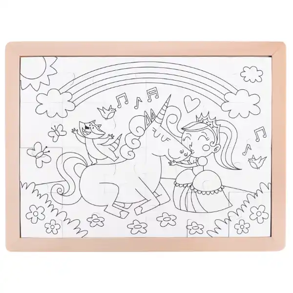 Пазл 2 в 1 «Единорог и друзья»