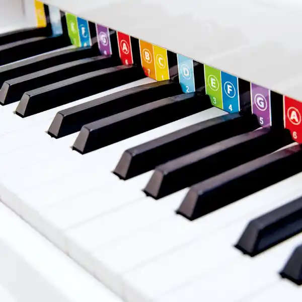 Музыкальный инструмент «Белое фортепиано со стульчиком»