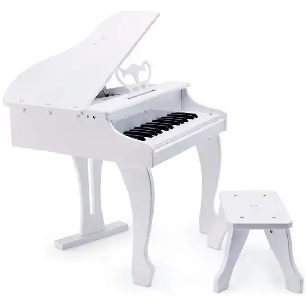 Музыкальный инструмент «Белое фортепиано со стульчиком»