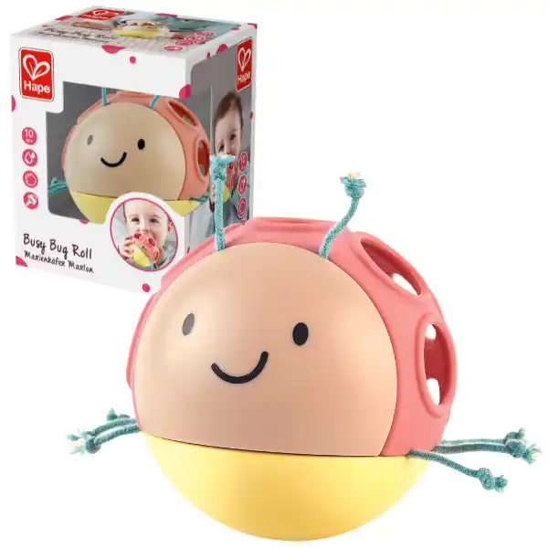 Погремушка «Божья коровка — неваляшка»