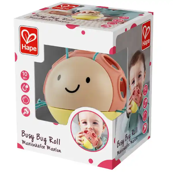 Погремушка «Божья коровка — неваляшка»