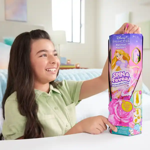 Păpușa Disney Princess Rapunzel, cu acsesorii