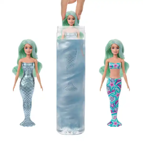 Papusa Barbie Color Reveal gama „Sirena”