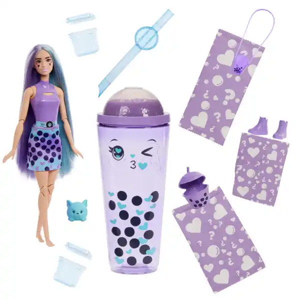 Păpușa Barbie Pop Reveal „Lapte Taro”, Bubble Tea series