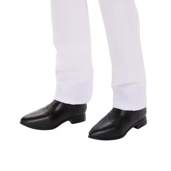 Papușa Ken „Fashionist în cămașă cu un design albastru și negru”