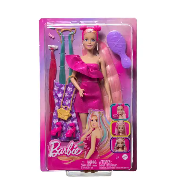 Set de joacă Barbie „Coafuri uimitoare”