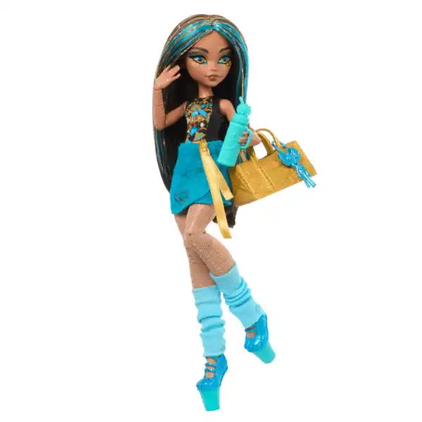 Set de joc Monster High „Cleo de Nile cu șifonier”, cu accesorii